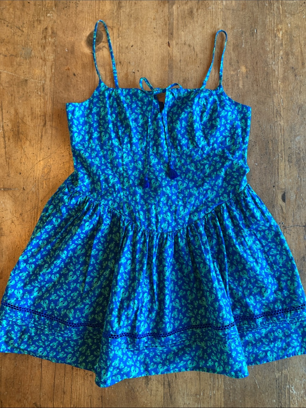 Roller Rabbit X Target Blue & Green Mini Dress